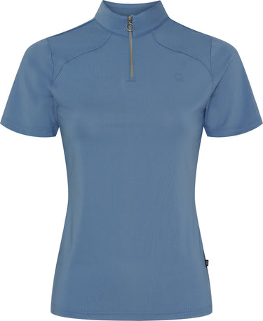 Equipage Ladies Hasty Half-Zip Short Sleeve Riding Blouse