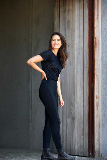 Catago Ladies Troy Riding Tights With High Waist And Full Grip