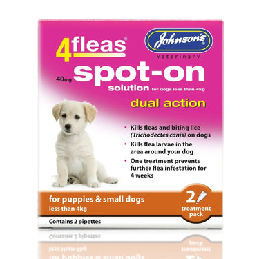 Buy Johnson'S Veterinary 4Fleas Spot-On For Puppies | Online for Equine