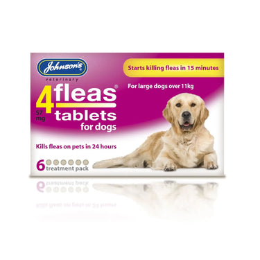 Buy Johnson'S Veterinary 4Fleas Tablets For Dogs | Online for Equine