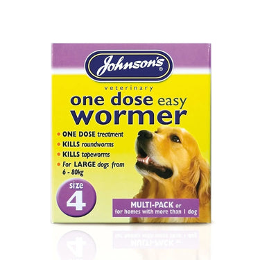 Buy Johnson'S Veterinary Easy Wormer One Dose For Dogs | Online for Equine