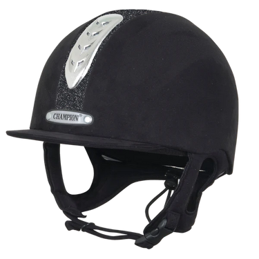 Champion Junior X-Air Black Dazzle Plus Riding Hat - 61cm