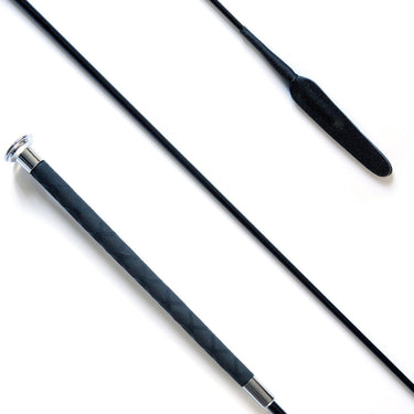 KM Elite Balanced Junior Dressage Whip With Split Flap 75Cm