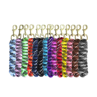KM Elite Cotton Double Braided Leadrope - 7Ft| Online For Equine