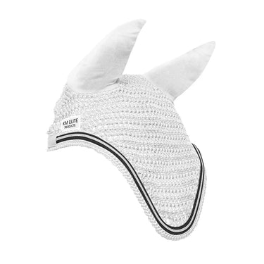 KM Elite Fly Veil White/Black Trim| Online For Equine