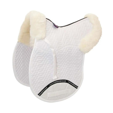 KM Elite Half Lined Gp Numnah White-Natural