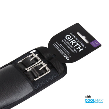 KM Elite Memory Foam Dressage Girth Black