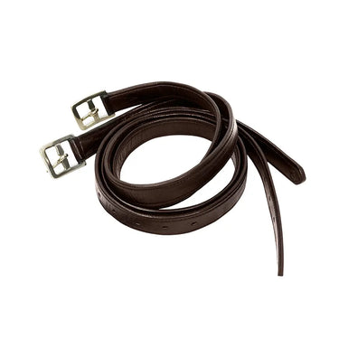 KM Elite Soft Laminated Stirrup Leathers Havana| Online For Equine