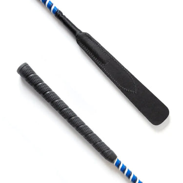 KM Elite Split Flap Jump Bat Whip Blue/White/Black| Online For Equine