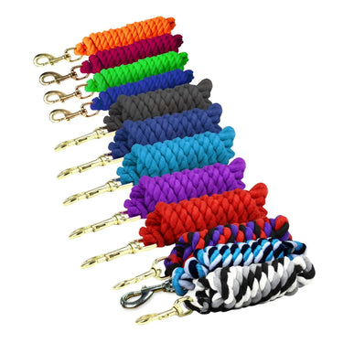 KM Elite Superfine Cotton Lead Rope| Online For Equine
