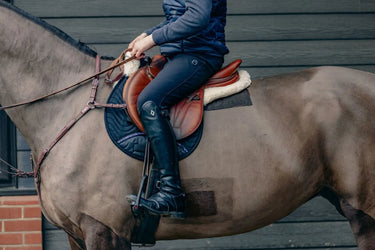 KM Elite Teddy Soft Half Lined Gp Numnah| Online For Equine