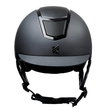 Karben Black Avena Leather Look Adjustable Riding Hat| Online For Equine