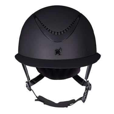 Karben Elisa Black Ellipse Wide Peak Matt Adjustable Riding Hat| Online For Equine