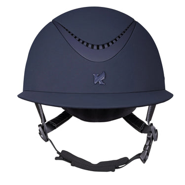 Buy Karben Navy Aria Ellipse Wide Peak Adjustable Riding Hat| Online for Equine
