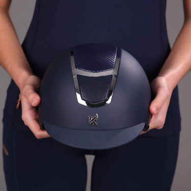Buy Karben Navy Sienna Vented Adjustable Riding Hat| Online for Equine