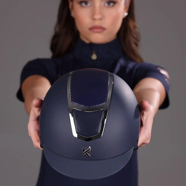 Buy Karben Navy Sienna Vented Adjustable Riding Hat| Online for Equine