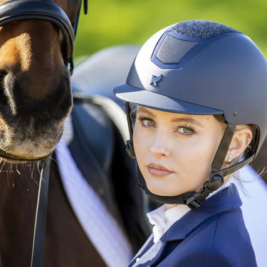 Buy Karben Navy Valentina Adjustable Riding Hat| Online for Equine