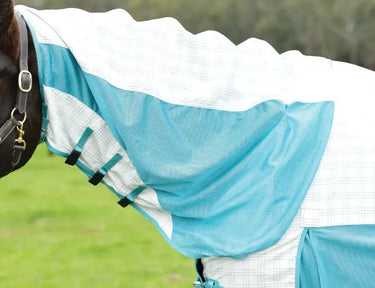 Kool Coat White / Mint Cotton Airstream II Detach-A-Neck| Online For Equine