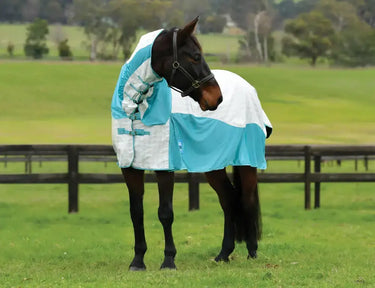 Kool Coat White / Mint Cotton Airstream II Detach-A-Neck| Online For Equine