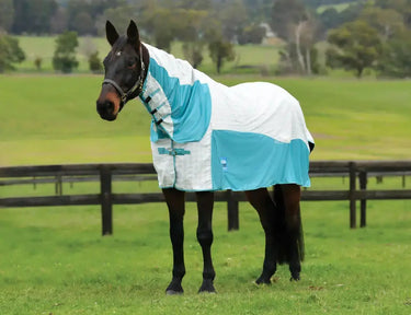 Kool Coat White / Mint Cotton Airstream II Detach-A-Neck| Online For Equine
