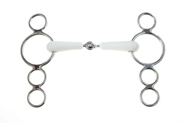 Buy Korsteel Flexi Jointed 3 Ring Dutch Gag Bit| Online for Equine