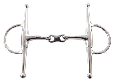 Buy Korsteel Stainless Steel French Link Full Cheek Eggbutt Snaffle| Online for Equine