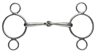 Buy Korsteel Stainless Steel Jointed 2 Ring Dutch Gag| Online for Equine