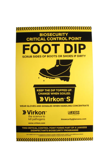 Lanxess Foot Dip Sign| Online For Equine
