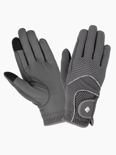 Buy LeMieux 3D Mesh Grey Riding Gloves| Online for Equine