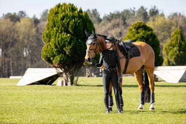 LeMieux 3D Mesh Self-Cool Eurojump Square Black| Online For Equine
