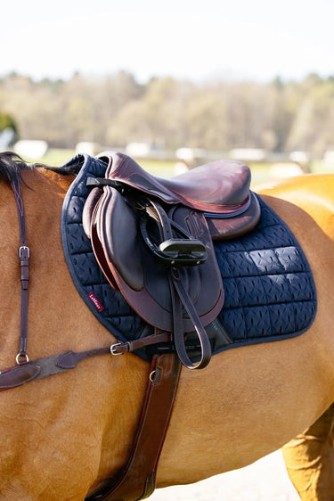 LeMieux 3D Mesh Self-Cool Eurojump Square Navy| Online For Equine