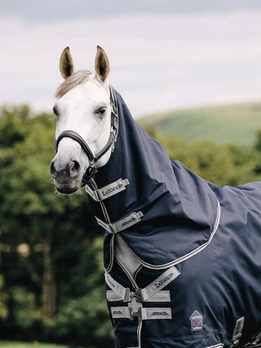 LeMieux 50g Arika Storm-Tek Neck Cover Navy| Online For Equine