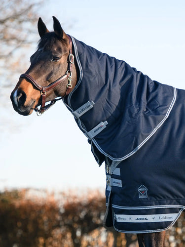 LeMieux 50g Arika Storm-Tek Neck Cover Navy| Online For Equine