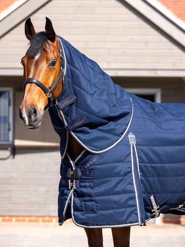 LeMieux 50g Kudos Stable Neck Cover Navy| Online For Equine