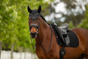 LeMieux Air-Tek Mesh Fly Hood Black| Online For Equine