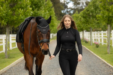 LeMieux Air-Tek Mesh Fly Hood Black| Online For Equine