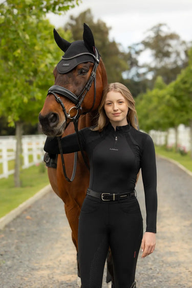 LeMieux Air-Tek Mesh Fly Hood Black| Online For Equine