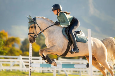 LeMieux Aloe Merino+ Suede Classic Close Contact Square Aloe| Online For Equine
