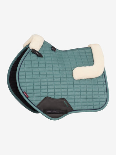 LeMieux Aloe Merino+ Suede Classic Close Contact Square Aloe| Online For Equine