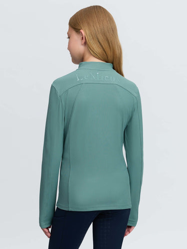 LeMieux Aloe Young Rider Raye Ribbed Base Layer Aloe| Online For Equine