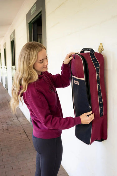 LeMieux Anatomical Bridle Bag Blackberry| Online For Equine
