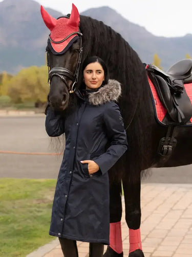 LeMieux Anya Waterproof Riding Coat Navy| Online For Equine