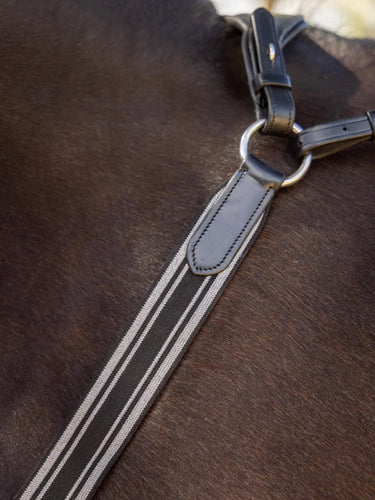 LeMieux Arika Black/Silver Elasticated Breastplate| Online For Equine