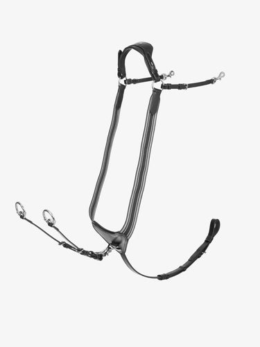 LeMieux Arika Black/Silver Elasticated Breastplate| Online For Equine
