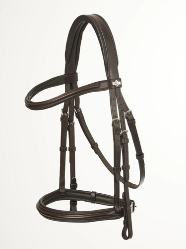 LeMieux Arika Cavesson Bridle Brown/Silver| Online For Equine