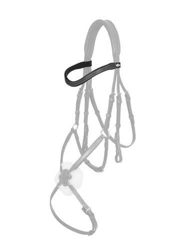 LeMieux Arika Contrast Curved Browband Black/ Silver| Online For Equine