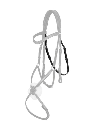 LeMieux Arika Contrast Throatlash Havanna/ Silver| Online For Equine