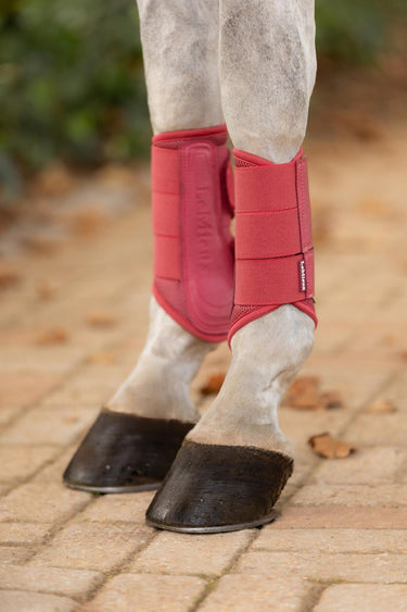LeMieux Arika Mesh Brushing Boots Cranberry| Online For Equine