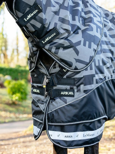 LeMieux Arika Reflective 100g Turnout Rug Black| Online For Equine