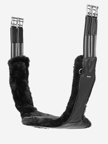 LeMieux Arika Simuwool Contoured Long Stud Girth Black| Online For Equine